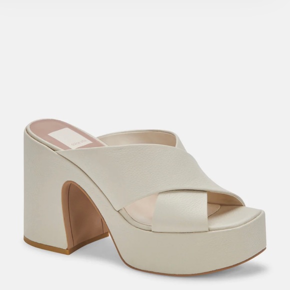 Dolce Vita Square Toe Chunky Heels - Picture 4 of 8